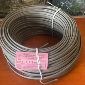 NCYY- F+E 2 x 1.5mm2 PVC Insulated Flat with Earth