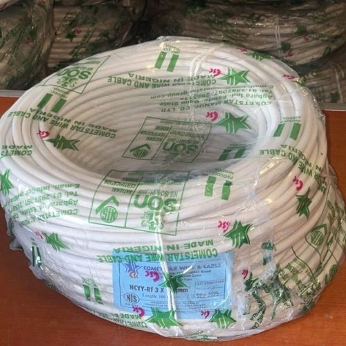 NCYY-Rf 3 x 1.0mm 300/500V Round Flex PVC Insulated & Sheathed